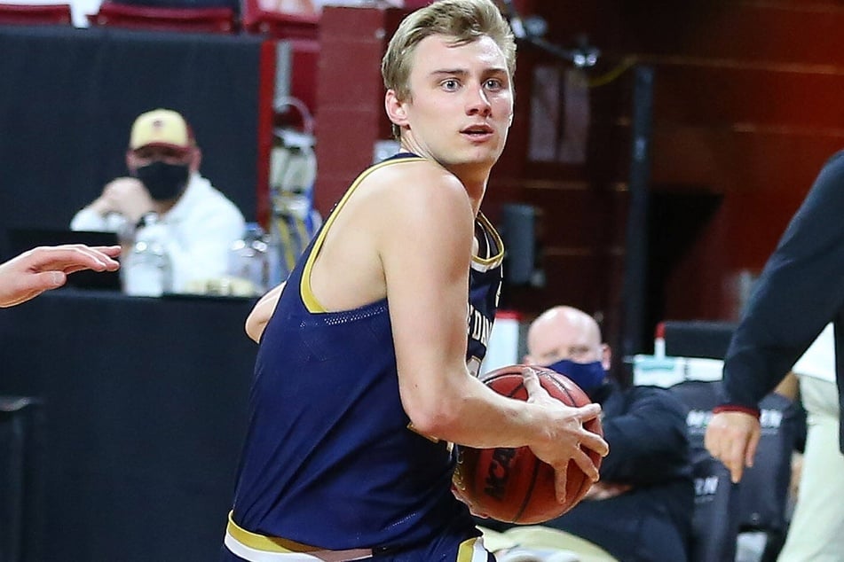 Fighting Irish guard Dane Goodwin scored 14 points against Kentucky on Saturday night.