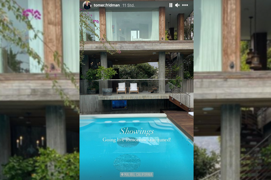 The property is will be hitting the market Monday.