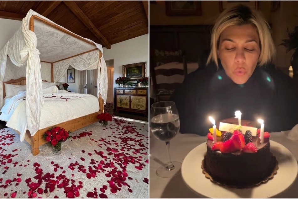 Kourtney Kardashian shows off "dreamy" b-day getaway with Travis Baker