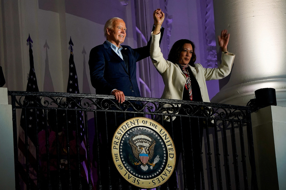 President Joe Biden (l.) is due to appear alongside Vice President and 2024 Democratic nominee Kamala Harris at a campaign event in Maryland on August 15.