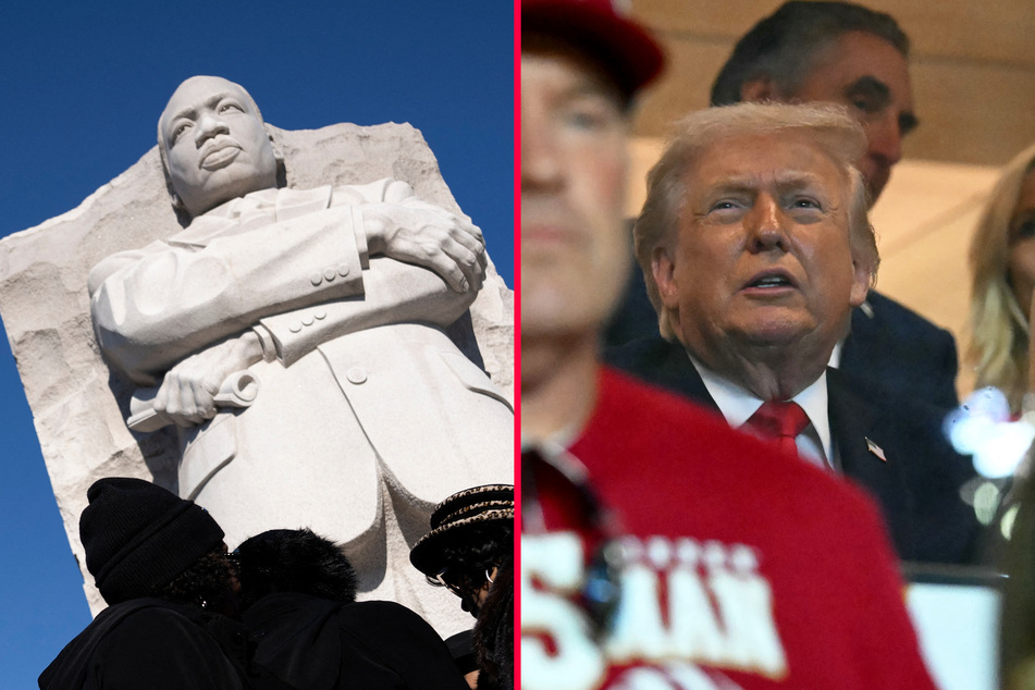 Trump waits until evening to proclaim MLK Day after not attending commemorations