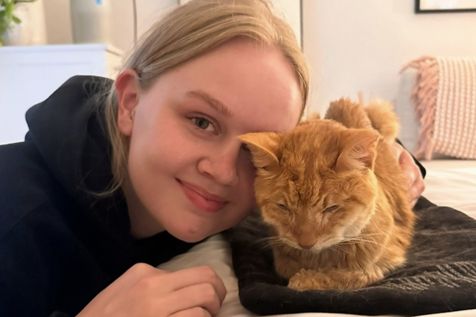 Hannah Wilson's beloved cat sadly passed away, but soon after, she received one last sign from her beloved four-legged friend to let her know he was doing fine.