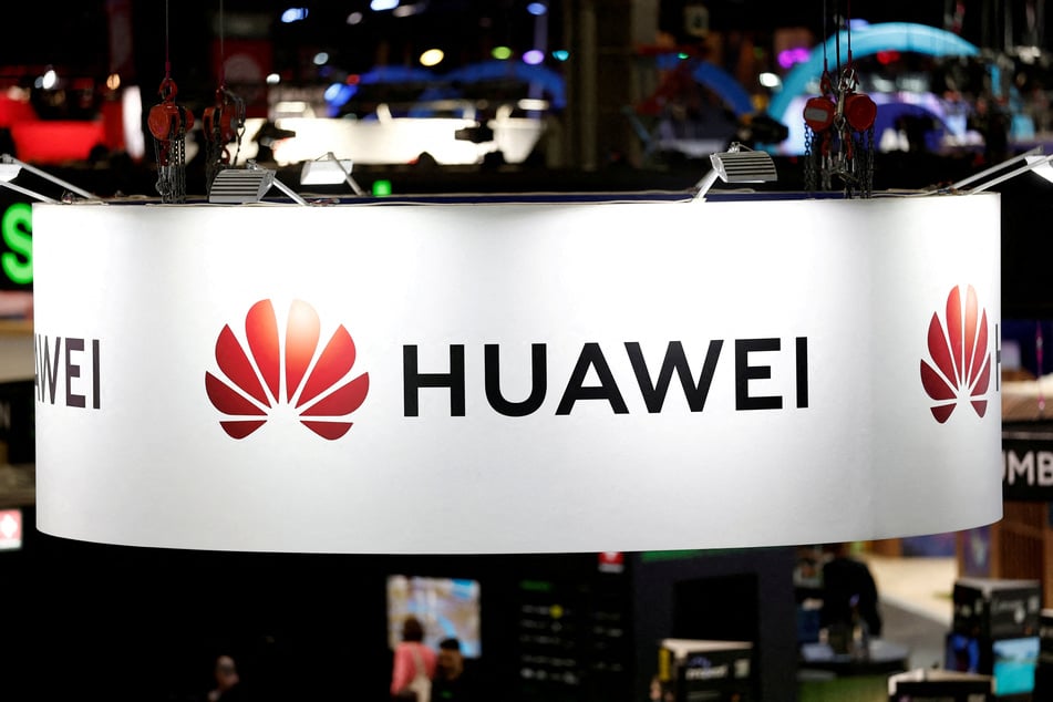 A Huawei logo is seen at the Viva Technology conference dedicated to innovation and startups at Porte de Versailles exhibition center in Paris, France, on June 12, 2025.