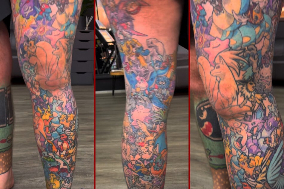 Ink addict goes viral for getting more than 150 Pokémon tattoos