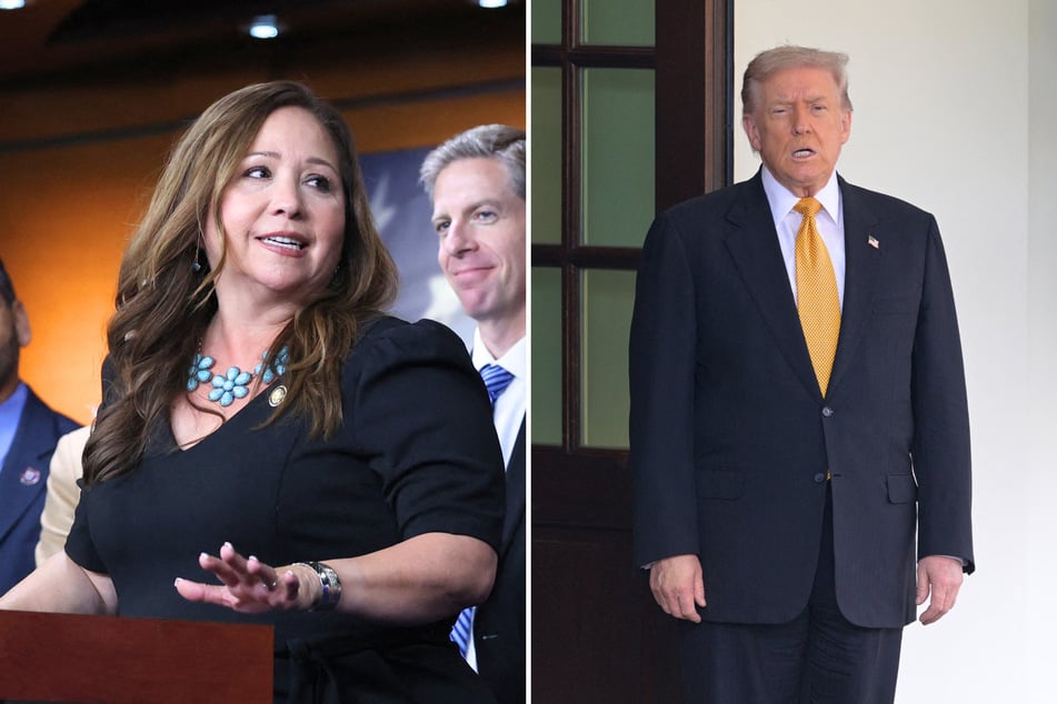 On Wednesday, Arizona Representative Adelita Grijalva (l) became the final needed signature to move forward with a petition to release the Jeffrey Epstein files.