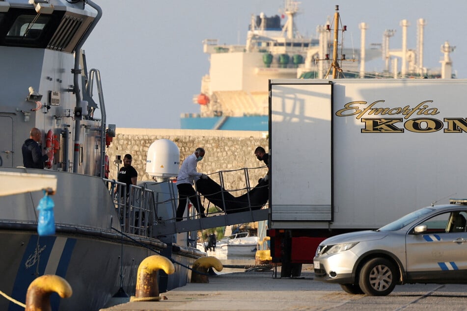 Authorities are working to recover the dead, bringing their bodies to Athens.
