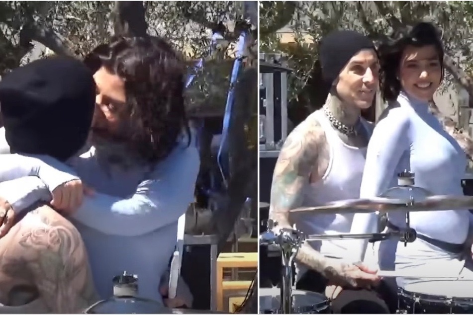 Kourtney Kardashian and Travis Barker have a rocking baby gender reveal!