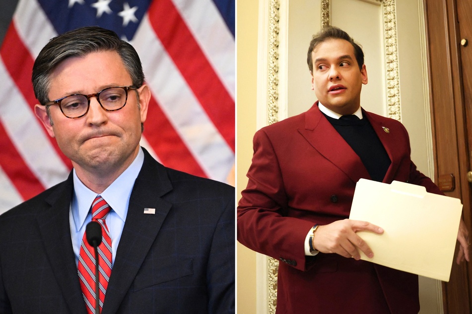 Mike Johnson shares "real reservations" about George Santos expulsion