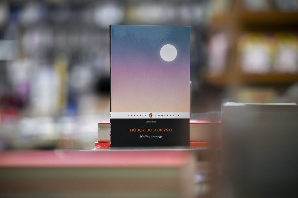 A copy of the book White Nights of Russian writer Fyodor Dostoevsky is displayed on a table at Leonardo Da Vinci bookstore in downtown Rio de Janeiro, Brazil, on August 28, 2026.