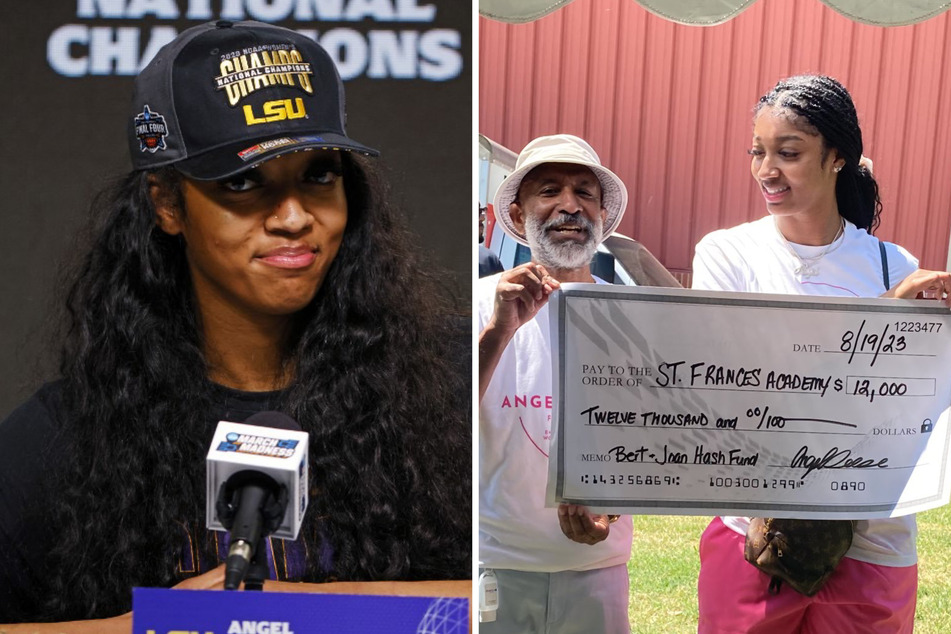 Angel Reese stuns her old school with an incredible gesture!