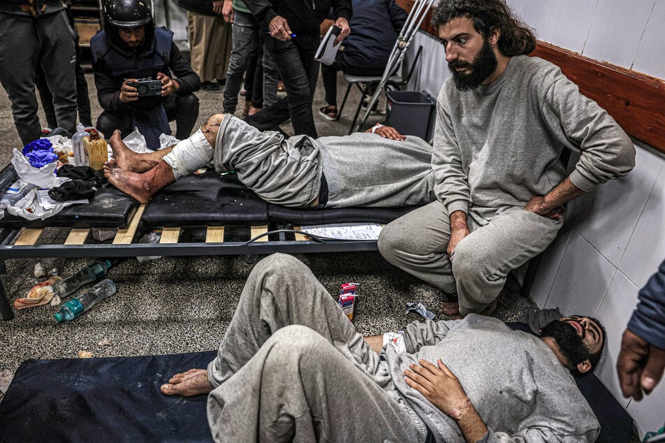 Palestinians detained in Gaza and held at an Israeli military base have been tortured and abused, according to whistleblower accounts (file photo).