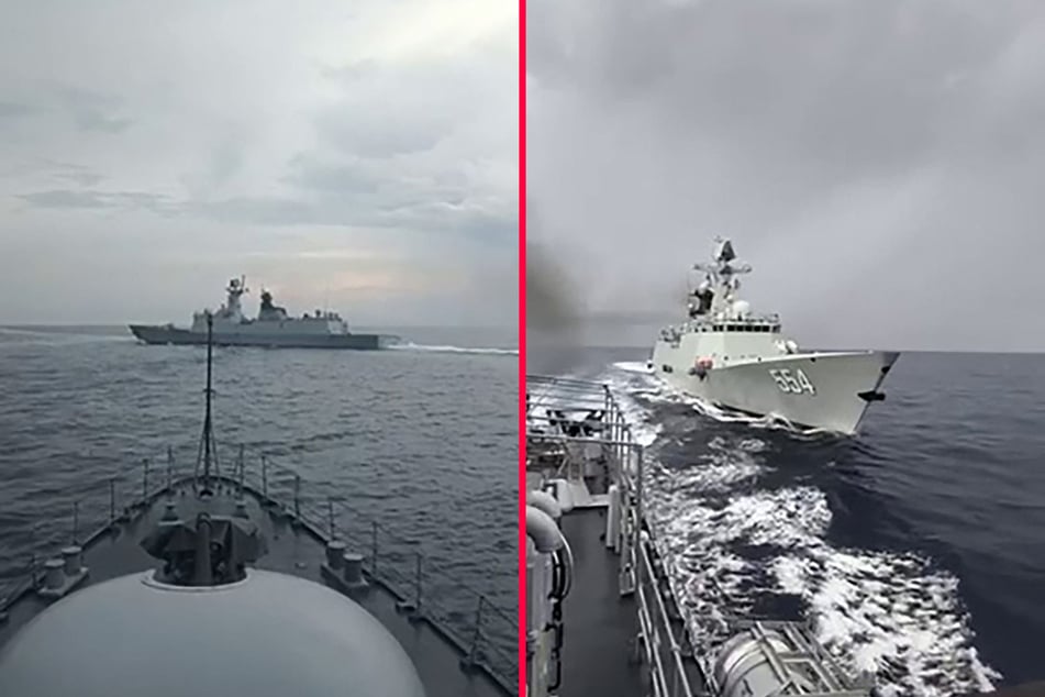 Philippines slams "high risk" Chinese naval actions after near-miss in disputed waters