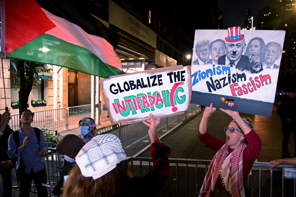 Israel's Netanyahu faces protests as he arrives in New York ahead of UN speech