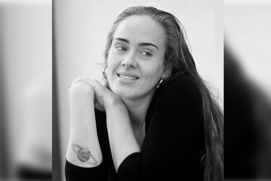 Adele shared this casual snapshot on her 33rd birthday, a rare treat for fans.