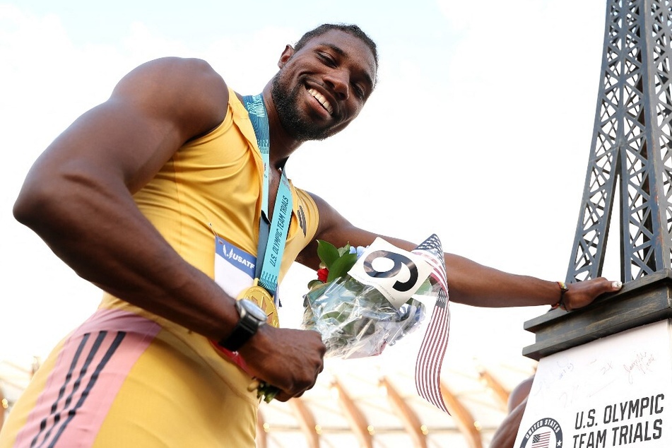 Noah Lyles added to his 100m win with a dominating 200m performance at the US Olympic athletics trials.