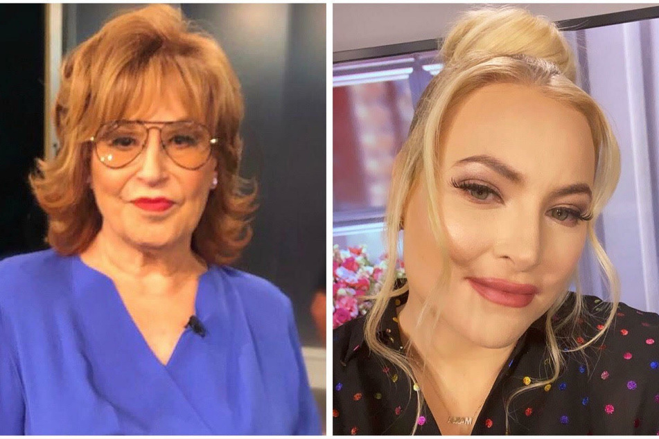 Meghan McCain (r) recently got into an on-air spat with her co-host, Joy Behar.
