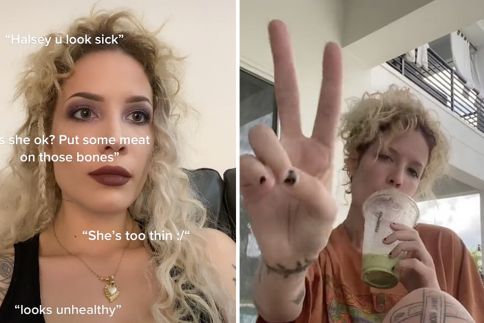 Halsey claps back at critics on TikTok: "I am" sick