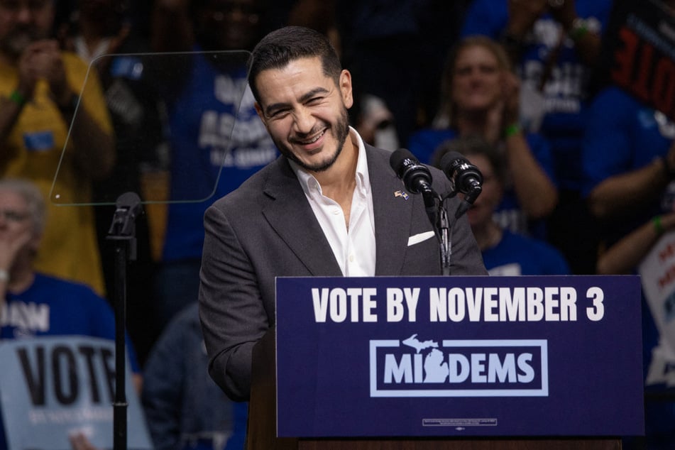 Michigan Democrat senatorial candidate Abdul El-Sayed speaks at a midterm campaign rally in Detroit, Michigan on October 24. Michigan's Senate race is one of many midterm elections making national headlines.