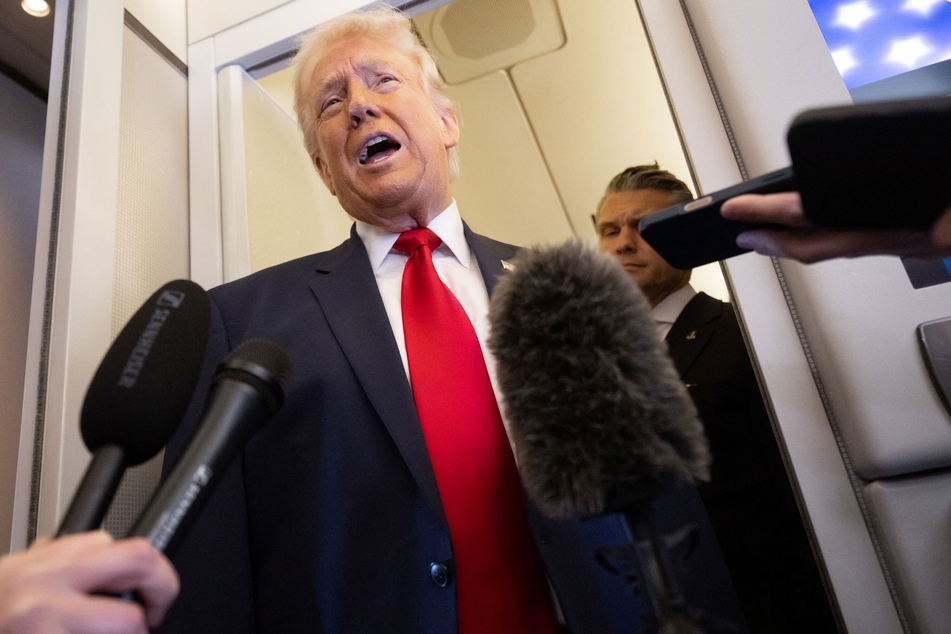 President Donald Trump said that he will withhold his signature until the SAVE America Act has passed through Congress and lands on his desk.
