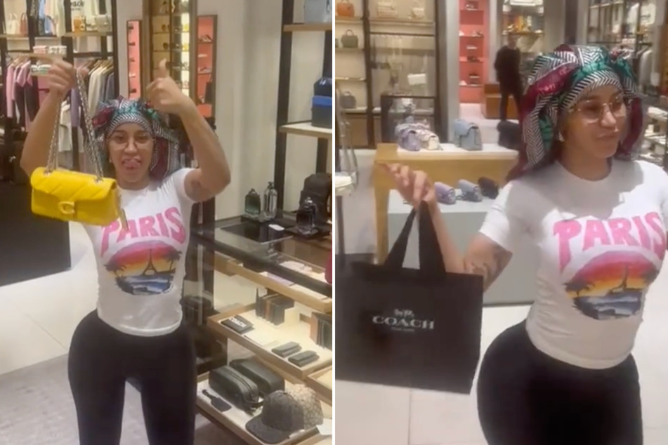 Cardi B delights TikTok with a Coach bag purchase despite previous diss