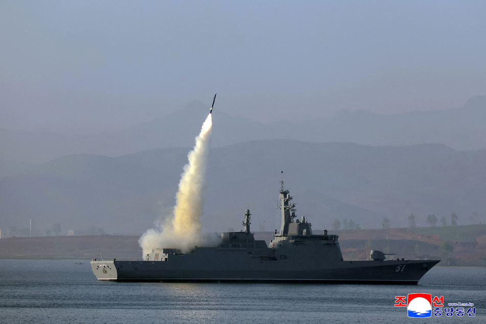 North Korea tested new warships that are set to be equipped with nuclear weapons.