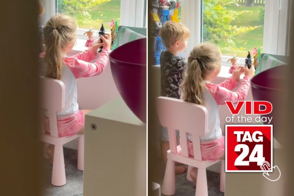 Viral Video of the Day for July 31, 2025: Mom catches daughter's secret magical performance!