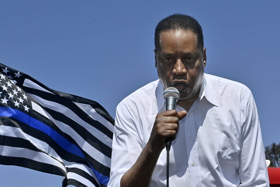 Talk show host Larry Elder was the top Republican contender in the effort to oust Newsom.