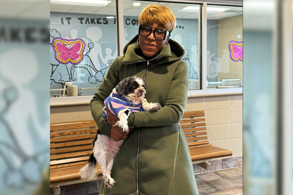 Sharon Kelly was shocked to have her pooch back after almost a decade.
