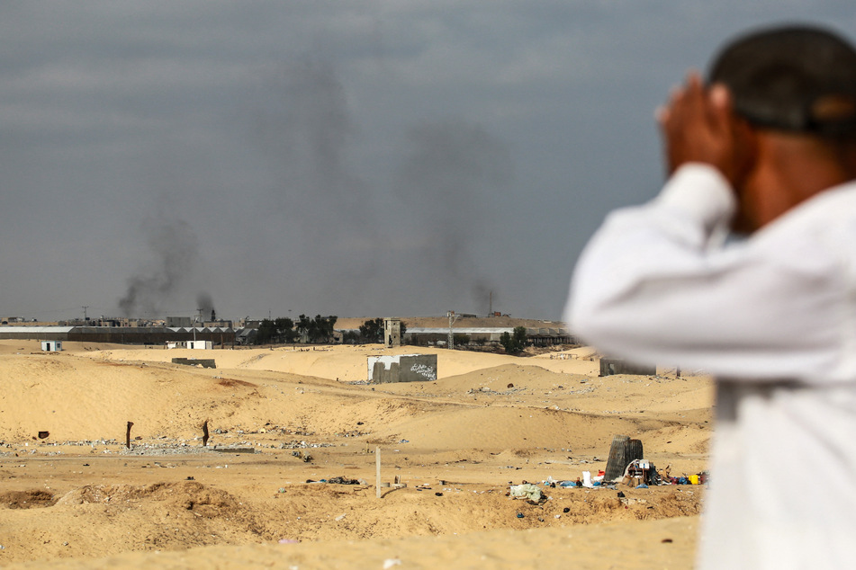 At least 24 people have been killed in an attack on a tent encampment near the city of Rafah in the south of the Gaza Strip.