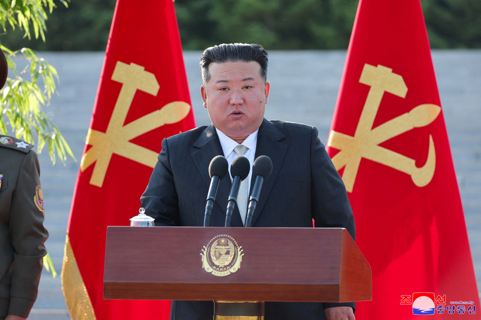 North Korean leader Kim Jong Un reportedly oversaw tests of a multiple rocket launcher system with what appeared to be 18 projectiles.