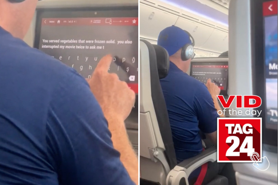 Viral Video of the Day for September 13, 2023: Passenger leaves sassy airline review mid-flight
