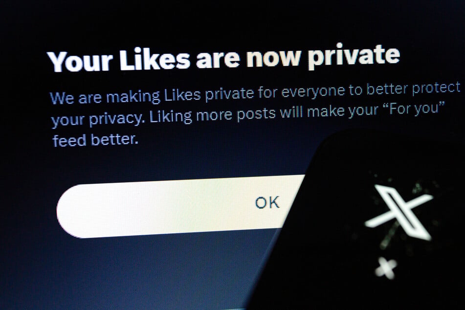 X, formerly Twitter, officially makes "likes" private