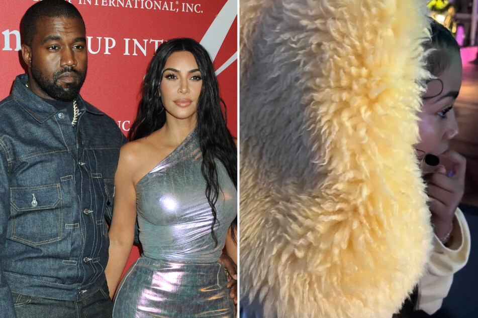 Kanye West (l.) and Kim Kardashian's daughter North (r.) had a starring turn in a live performance as Young Simba in the Hollywood Bowl's live Lion King concert.