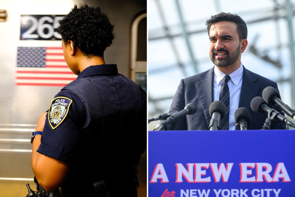 Several New York City police officers resigned ahead of Zohran Mamdani's (r.) historic mayoral victory this month, according to a new report.