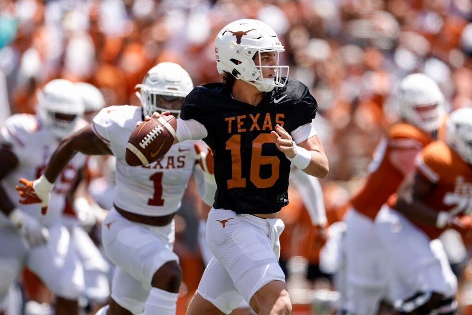 College football fans are raving over Arch Manning's major improvements in his performance as a quarterback.