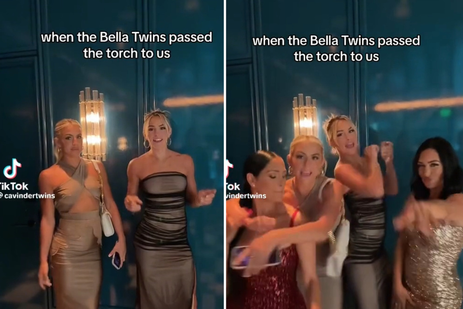 The Cavinder twins continue to tease their future in the WWE with a new TikTok.