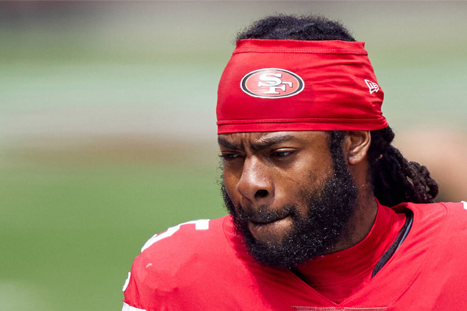 NFL free agent Richard Sherman was booked into the King County Correctional Facility early Wednesday for burglary domestic violence