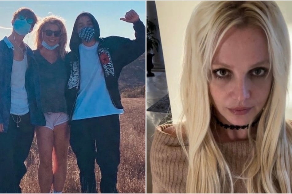 Britney Spears just took an emotional look back at her difficult journey as a mother in a throwback Instagram post.