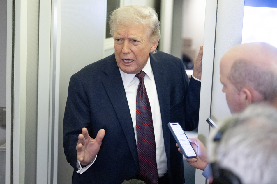President Donald Trump threatened media outlets who publish what he says are fake AI-generated stories with "charges for TREASON."