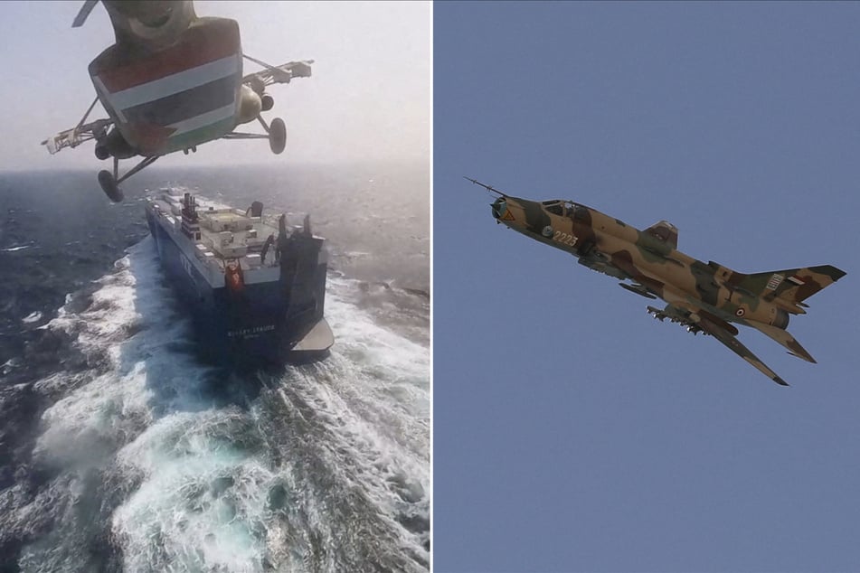 US and British forces shoot down 21 drones and missiles fired from Yemen