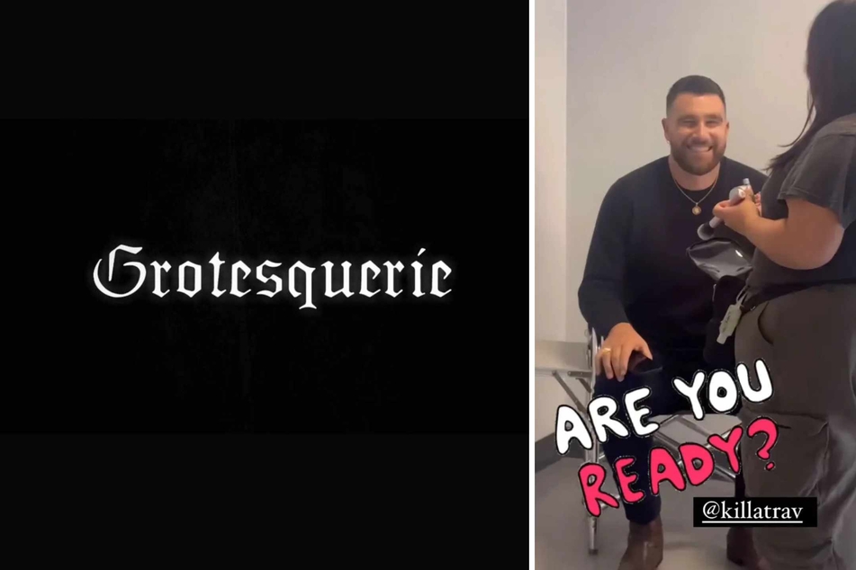Travis Kelce gets ready behind-the-scenes on new Ryan Murphy horror show!