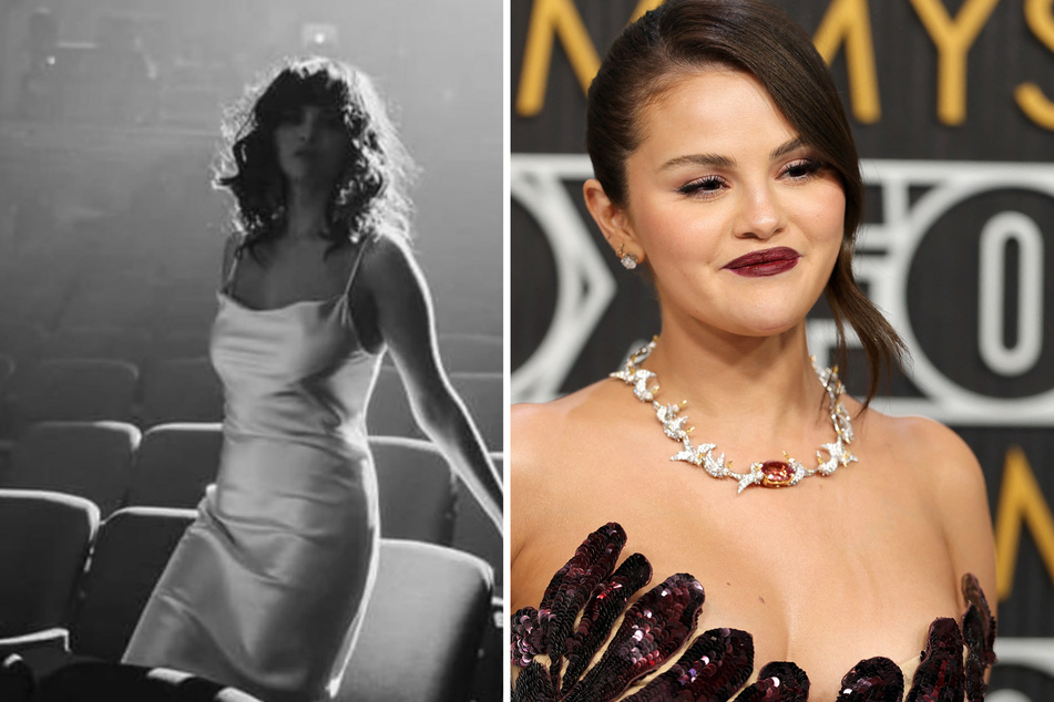 Selena Gomez has shared a new throwback photo from the filming of her 2020 music video, Dance Again.