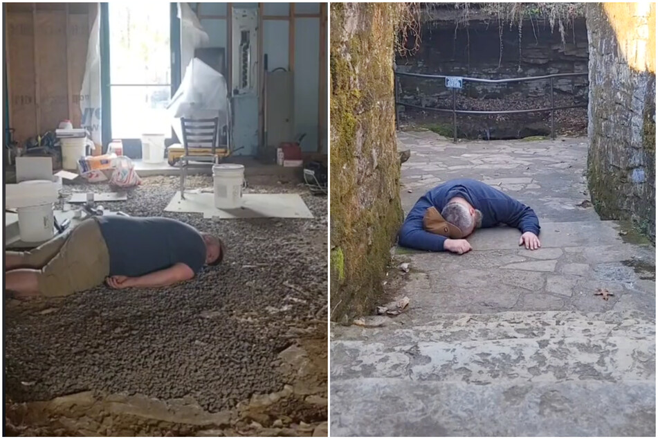 A Kentucky man has been posting videos of himself "playing dead" on TikTok gets cast on CSI.