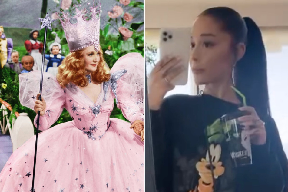 First Look: Ariana Grande stuns as Glinda in Wicked film's new sneak peek