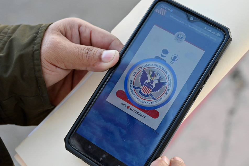 CBP Home refers to an app already created by the DHS through which people can deport themselves.