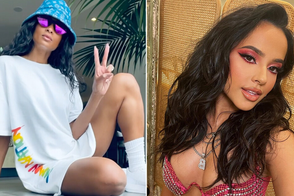 Ciara (l) and Becky G are set to drop respective singles this week.