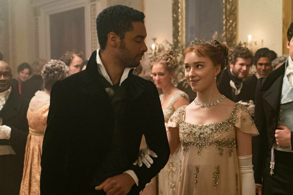 There is nothing going on between Dynevor and her co-star Regé-Jean Page (31).