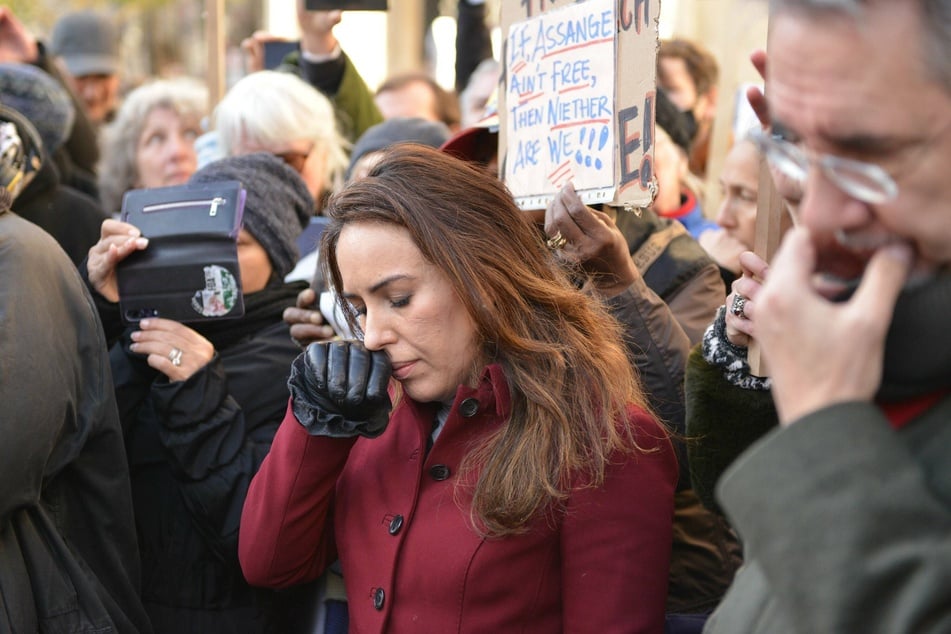Assange's fiancée, Stella Moris, has been campaigning for his release.