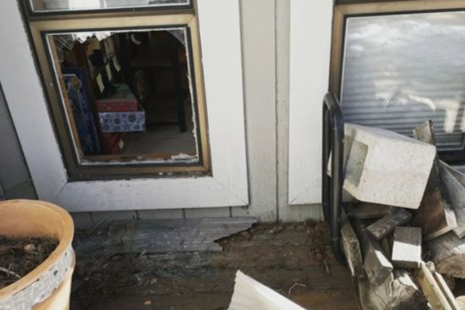 This is the window Hank the Tank squeezed through during his last crime.