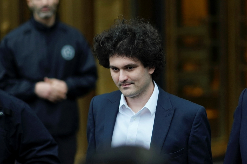 Former FTX Chief Executive Sam Bankman-Fried, who faces fraud charges over the collapse of the bankrupt cryptocurrency exchange, leaves on the day of a hearing at Manhattan federal court on January 3, 2023.